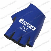 클래식바이크장갑 여름바이크장갑 2023 팀 Jayco 알루미늄 겨울 사이클링 장갑 블루 젤 전체 손가락 자전거, 03 Half Finger 3