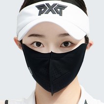 [피부과 개발] 모델로 골프마스크 자외선차단 여성 스포츠 운동 마스크, 블랙