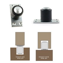 하부상부 겸용로라 하부레일 없이 슬라이딩문 접이문 포켓도어 문이탈방지