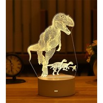 네온사인 나래바 아이방 가게 인테리어 3d 램프 아크릴 usb led 야간 조명 네온 사인 램프 xmas 크리스마스 장식 홈 침실 생일 장식 결혼 선물, 28 - 공룡