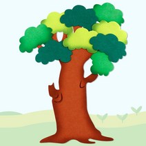 [메이크문구]펠트 나무 신형(중) 투톤