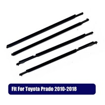 자동차 도어 윈도우 유리 웨더 스트립 방수 씰링 도요타 랜드 크루저/프라도 2003-/렉서스호환 GX470 2003-2009 에 적합 4 개, [02] Type B