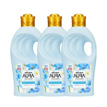 AURA 초고농축 섬유유연제 홀리데이 판타지 본품, 1L, 3개
