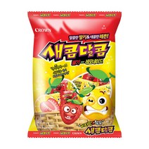크라운제과 새콤달콤 딸기 레모네이드 캔디, 200g, 2개