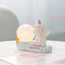 생일선물유니콘 인싸템 소녀마음 엔젤 선인장인테리어 여학생 기숙사 등 수반 팬시 4124939876, 핑크 레드 --엔젤 유니콘 앉은 자세