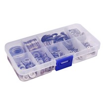 스테인레스 스틸 플랫 와셔 세트 580 PC 9 크기 - M2 M2.5 M3 M4 M5 M6 M8 M10 M12, 하나, 은
