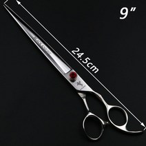 강아지 개 미용 커브 가위 7 ''/8''/9 ''애완 동물 와 고양이를위한 전문 헤어 커팅 일본 SUS440C, 03 1 pcs