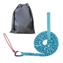3M 헤비 듀티 자전거 견인 케이블 로프 스트랩 후크 반 산악 부모-자식 랠리 휴대용, 03 Blue