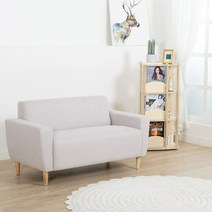 에보니아 라떼 2인 패브릭소파 (방수기능쇼파), 그레이