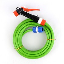 고압 세차 호스 물호스 정원 물청소 분사기 릴호스 다용도 화초 농사 원예 정원 전원, 길이, 5M