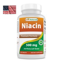Best Naturals Niacin VitaminB3 250캡슐 베스트네추럴 나이아신 니아신 Nicotinic Acid 대용량 직구