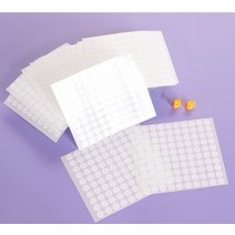 키득키득 원형모양 일반 양면테이프 10mm 10장*1봉 NO1-1