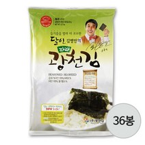 [구쁘드] 20_달인 김병만의 광천김 파래전장 20g(5매) x 36봉, 상세 설명 참조