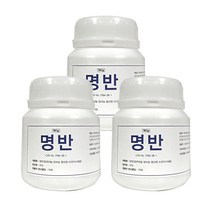 삼현제약 명반 180g 3개 용기형