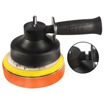 9인치그라인더 면삭기 면갈이 탁상 대리석 속도조절 충전 자동차 연마 패드 왁싱 버핑 전기 드릴 스폰지 양, 01 Black