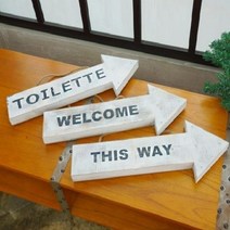 디엘엠 LED 화살표 사인보드, THIS WAY