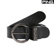 핑 핑(PING) 골프웨어 블랙 여성 로고 불박 벨트 121B1BT852_BK