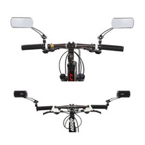 자전거 킥보드 백미러 MTB 후사경 자전거백미러 밴드형 전동킥보드, 색상, 블랙