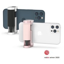 시티파이브 4세대 무선 블루투스 삼각대 4단 셀카봉 저스트모바일 셔터그립2, 셔터그립2 핑크:세트구매, 1개