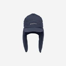 [정품] 자크뮈스 라 카굴 브리치올라 퍼프 이어 플랩 햇 네이비 La Cagoule Bricciola Puffed Ear Flap Hat Navy 1055219