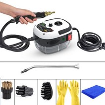 고압 스팀 청소기 후드 청소 2500W 자동차 에어컨 주방 기계 900ML 물 탱크 가전, white, CHINA_EU | 220V