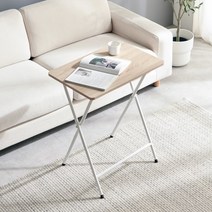 컴포트 접이식 테이블 600 접이식 책상 사이드테이블, 없음