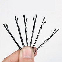 ㅣ써니77ㅣOC1167 웨이브 헤어 실핀 100개입 5.5cm 헤어스타일링, 상세페이지 참조