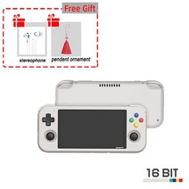 승용게임기 컴보이 오락실총게임 레트로게임기 고전 오락기 레트로이드 포켓 3 플러스 RP3 + 4G 128G 안드로이드 11 터치 스크린 휴대용 5G 4.7 인치 게임 콘솔, Grey (Thanks)_64G and Bag