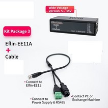 직렬 포트 RS485-RJ45 이더넷 장치 서버 모듈 지원 Elfin-EE11A TCP/ip 텔넷 Modbus TCP 프로토콜, [05] with long cable