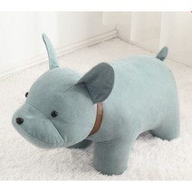 동물스툴 귀여운 현관 발받침대 애니멀 디자인 미니 의자 코끼리 작은, 민트 강아지