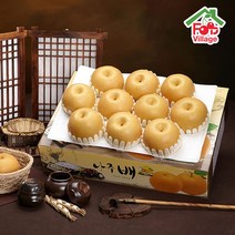 [푸드빌리지] 과즙이 펑펑 시원한맛 가득찬 배 나주배 가정용 15Kg, 1박스, 7.5kg 가정용 10과내