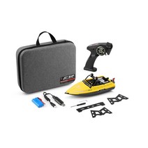 제트보트용 미니 RC 보트 WL917 제트 보트 원격 제어 워터 제트 스러스터 2.4G 전기 고속 레이싱 보트 장난, 02 WL917-Yel-B800