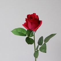 생화같은조화 실크플라워 프리미엄 조화장미모음 DIY 발렌타인데이 셀프웨딩 부케만들기, 케이트 로즈 -  레드