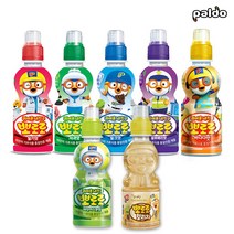 팔도 뽀로로음료 235ml x 24개 6종 아기음료 보리차, 1개, 사과맛12개+블루베리맛12개