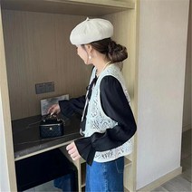 봄옷 레이스 투피스 셔츠 상의 투피스