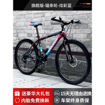 입문용 mtb 산악자전거 24인치 26인치 신형 출퇴근 자전거, 21단, 플래그십스틸프레임스포크[화사]