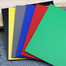 포맥스판 재단 2T 컬러 빨강 주문 제작 가공 2mm, 2T 빨강 40 x 80cm