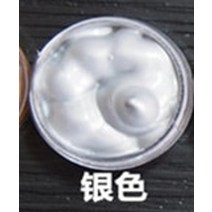 아크릴 물감 20ml 금속 골든 실버 방수 및 비 페이딩 색칠 동상 석고, 실버 20ml