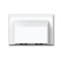 원하 Ti1 접지 2구 가로형 방우 콘센트, 3개