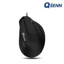 QSENN M310 버티컬 마우스 (블랙)