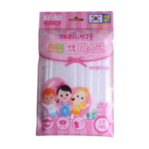 캐리와 친구들 KF-AD 크린 비말차단용 마스크 (소형 5매입) 의약외품 식약처허가 MB필터, 10개