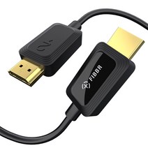 블루레이플레이어 재생기 FIBBR-광섬유 8K 60Hz HDMI 2.첫번째 호환 선 케이블 48Gbps 4K 첫번째20Hz 첫번째44Hz eARC HDR HDCP 2.2 2.3 H, [01] Black, [07] 첫번째5m