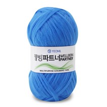 [니뜨] 웰빙샤워세미실(10+1) (60g) 웰빙파트너실[관련뜨개실도안제공] 수세미실 스크러빙얀 샤워타올실 웰빙파트너실, 26_블루