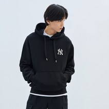 체커보드 빅럭스 메가오버핏 후드티 NY Black