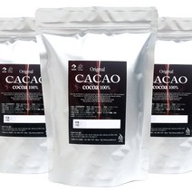 [코코아분말] 더연두 코코아파우더 카카오 100% 300g, 3봉