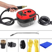 220v 전기 스팀 청소기 가전 제품 고온 살균 에어컨 주방 후드 자동차 청소 기계, 빨간색, 영국