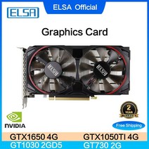 그래픽카드 Elsa 새로운 nvidia gtx 1650 4g 1050ti 4g 1030 2gd5 gt730 데스크탑 컴퓨터용 비디오 전체 gtx 1050 ti