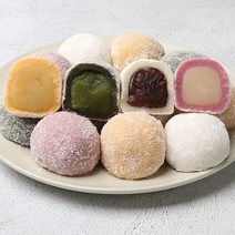 [글로벌푸드] [박참봉찰떡쿵]왕 모찌 찹쌀떡 4종 (찹쌀 고구마 딸기 쑥) 50g x 30, 상세 설명 참조