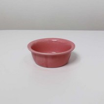 달소금 술잔 전통주잔 도자기 유광 막걸리잔 핑크