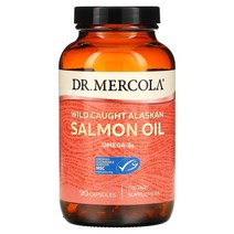 닥터 멀코라 Dr. Mercola 알래스카 야생연어오일 캡슐 90정, 1개
